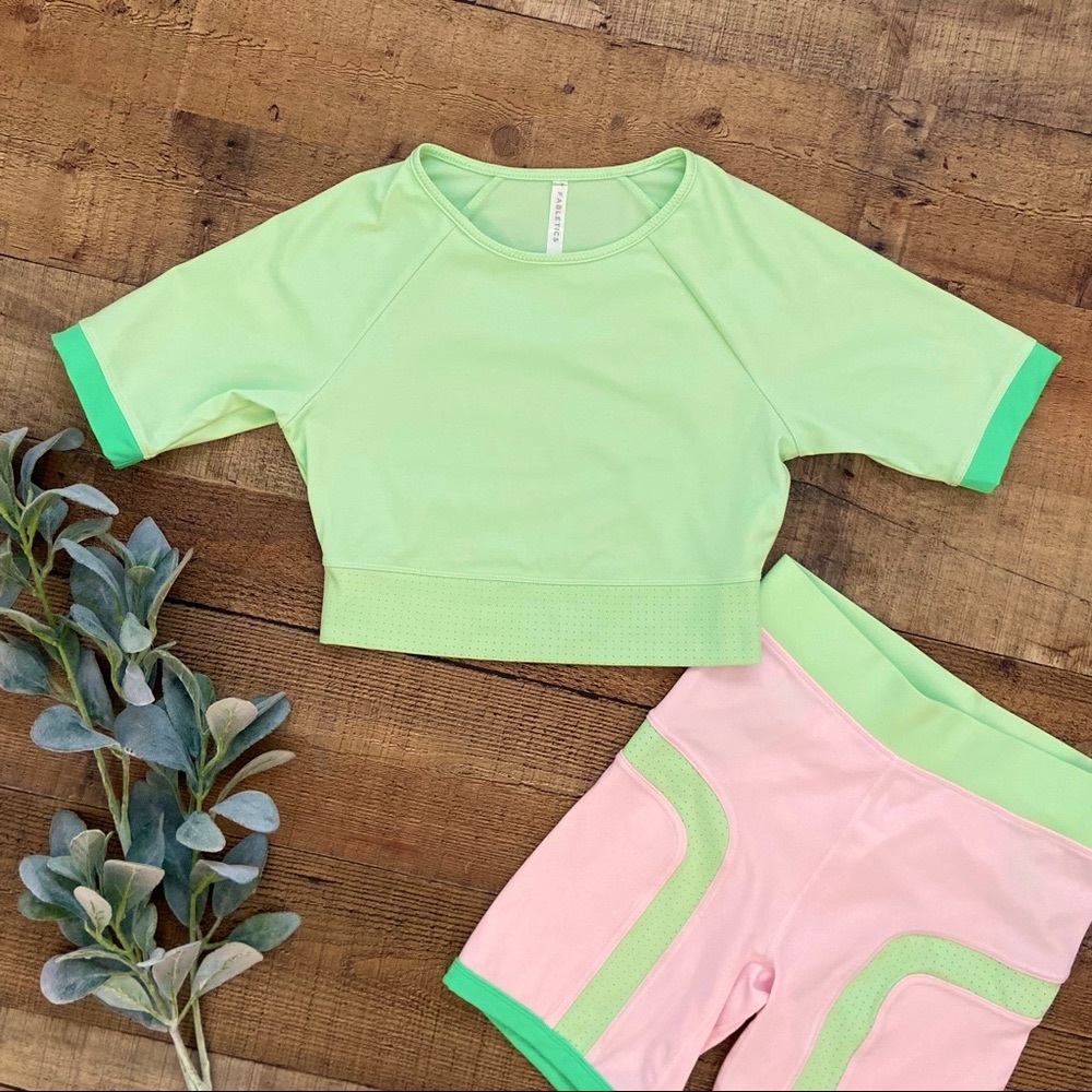 FABLETICS Pastel Green Crop Top - Picture 11 of 11